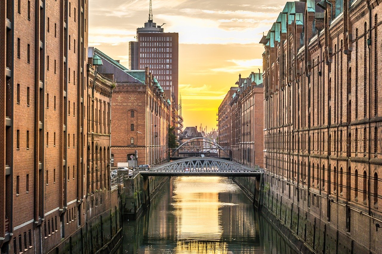 Hamburg průmyslová čtvrť