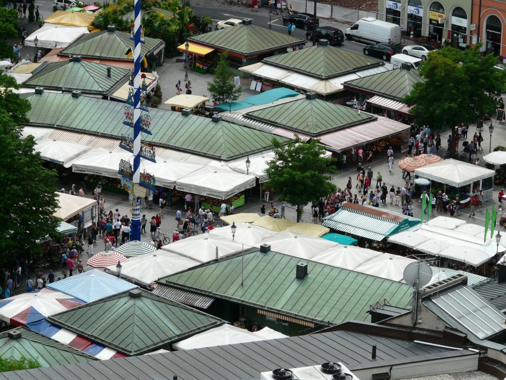 Mnichov - Viktualienmarkt